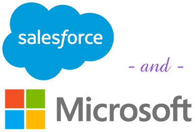 Salesforce and Microsoft partnering
